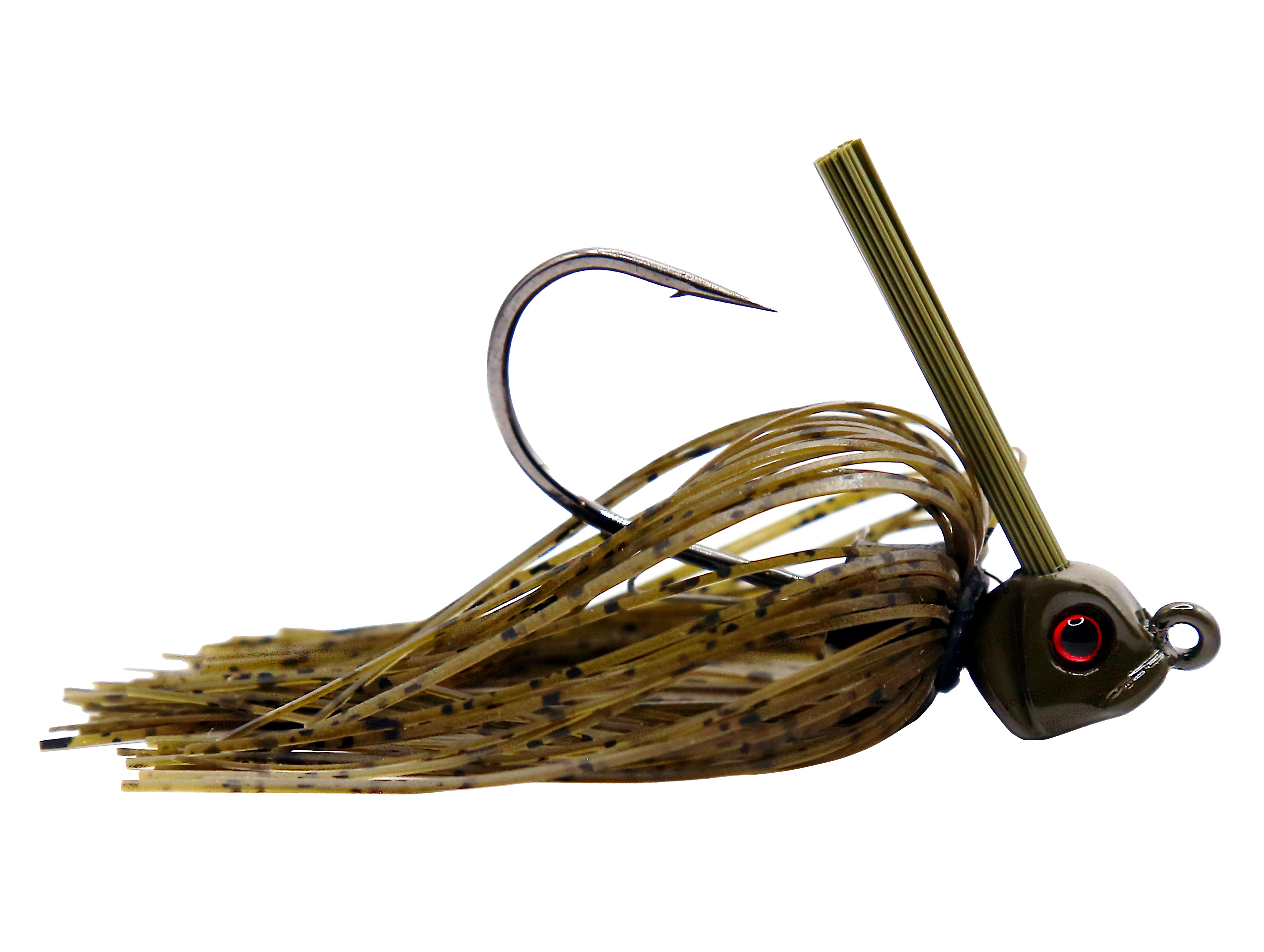 epic fishing lures Epic Baits Compact Swim Jig, 3/8 oz / Green Pumpkin